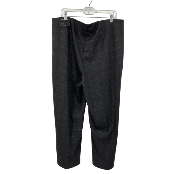 Jones New York JNY Plaid Career Pants‎ Stretch Pull On Comfort 2X - Picture 1 of 9